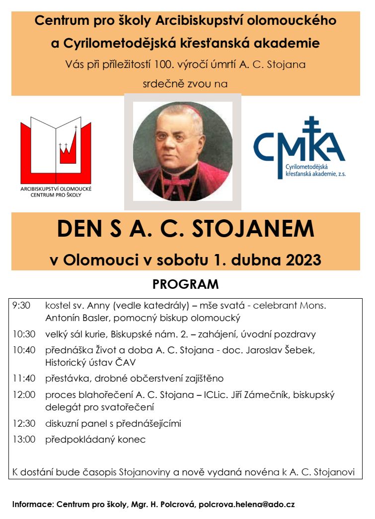 DEN S A. C. STOJANEM - Olomouc - 1.4.2023