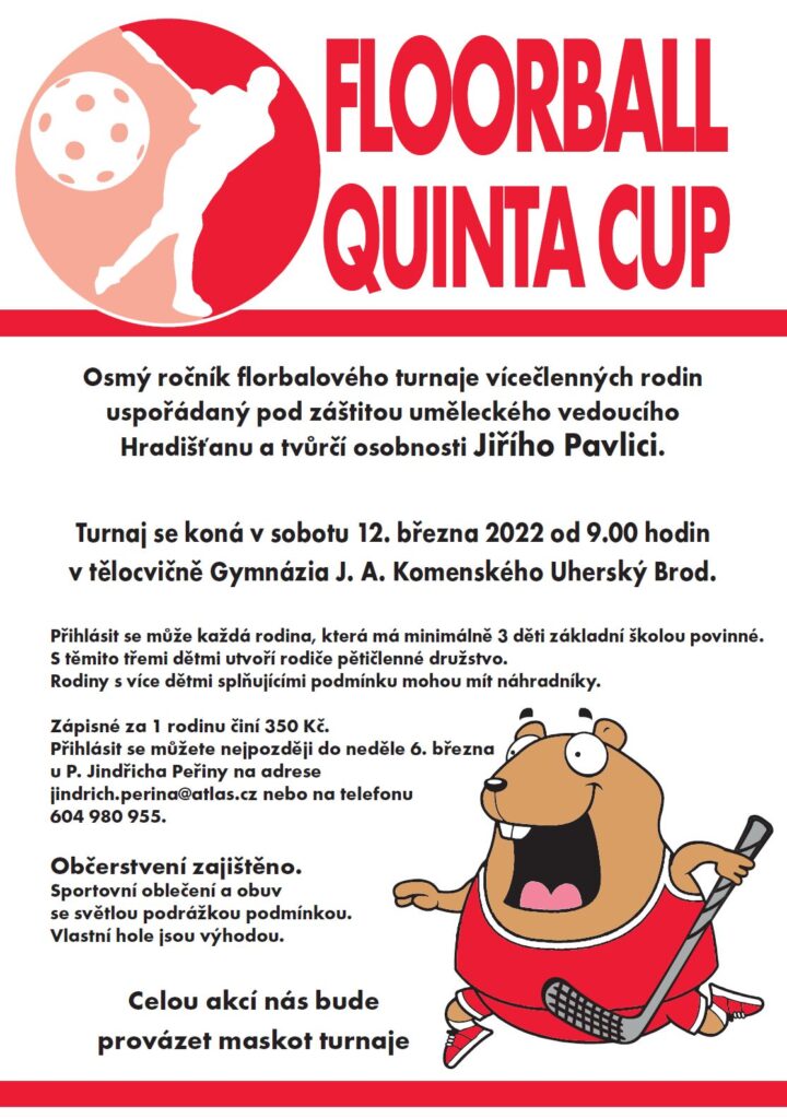 Floorbal quinta cup - 12.3.2022