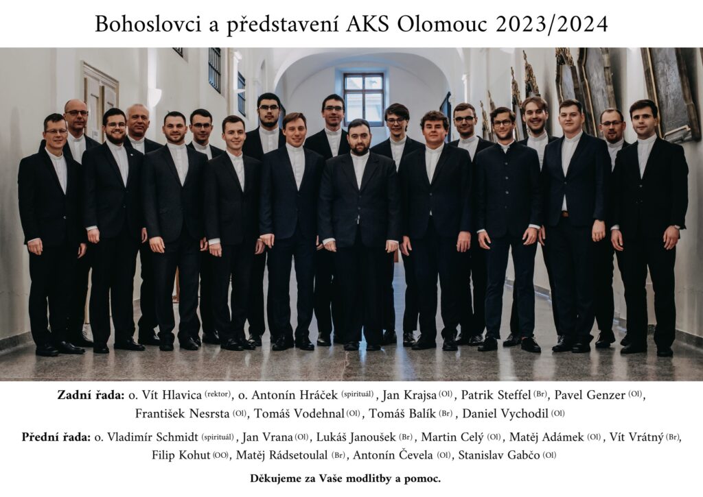 Bohoslovci a představení AKS Olomouc 2023/2024